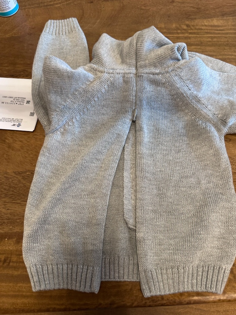 "Tripp" Monogrammed Knit Hooded Sweater - Picture 3 of 3
